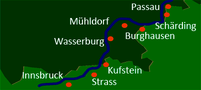 Radreisen mit Komfort, Radurlaub mit inTOURS-aktiv: Inntalradweg Ablauf